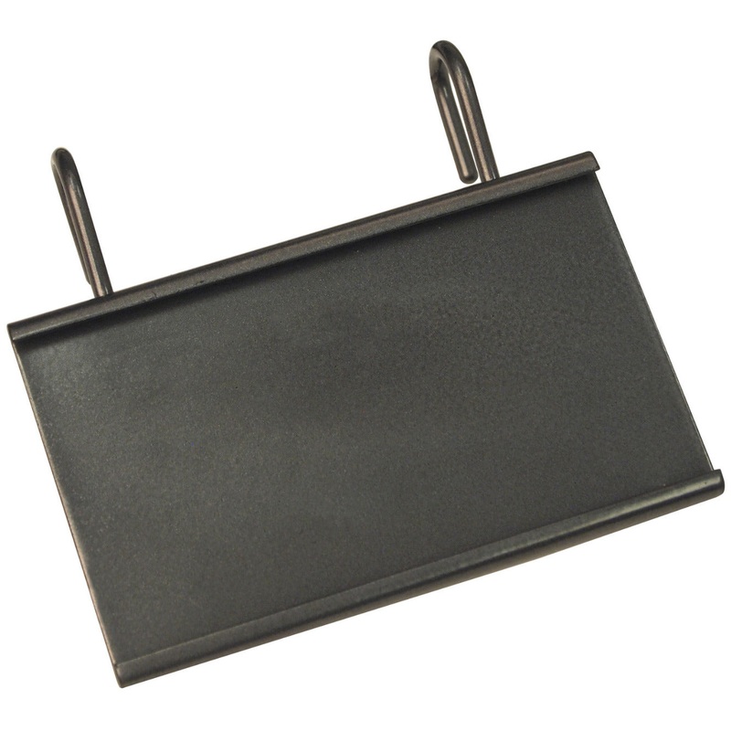 GET SGN-19 Display Stand Wire Basket Powder Coated Iron Hanging Card Holder - Gray - Holds 3-1/2" x 2" card