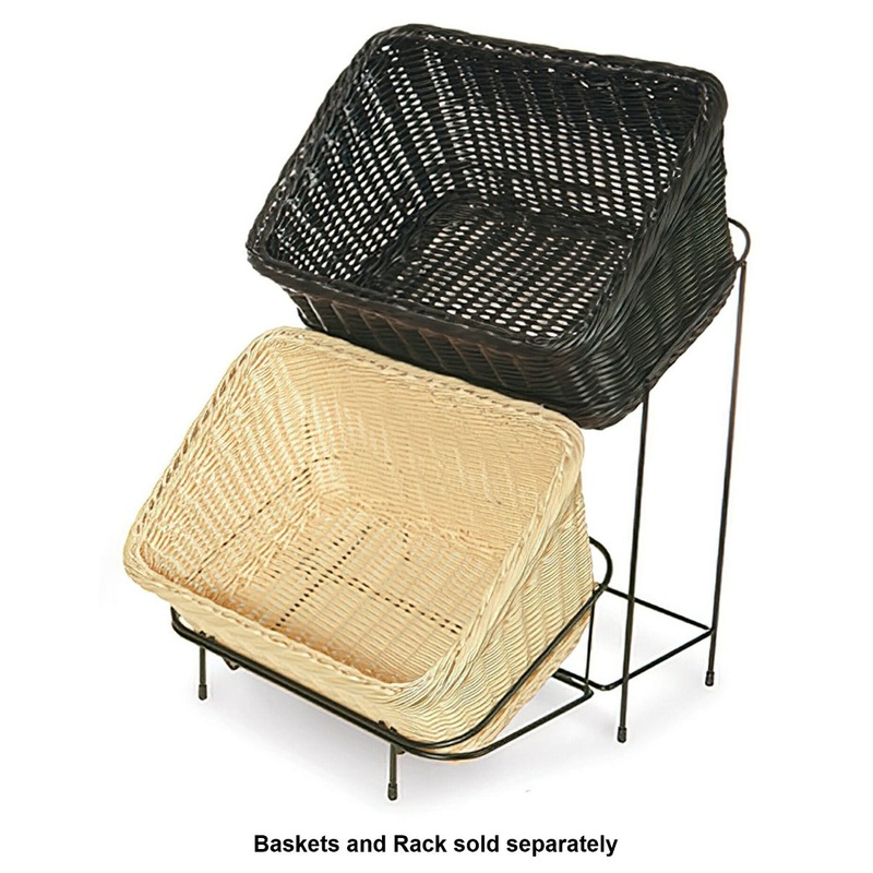 GET ST-1511-RACK Designer Polyweave Basket Series 2-Tier Metal Rack - for 2 WB-1510 Baskets