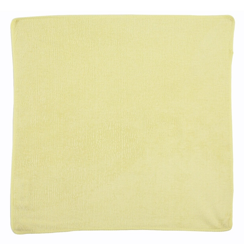 Rubbermaid 1820584 Commercial Light Duty Microfiber Cloth 16" - Yellow