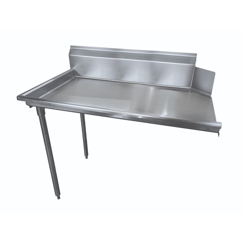 Advance Tabco DTC-S60-36L Super Saver Stainless Steel Straight Clean Dishtable 35" - Left-to-Right