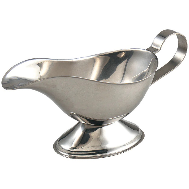 Browne 515039 Stainless Steel Gravy Boat 3 oz.