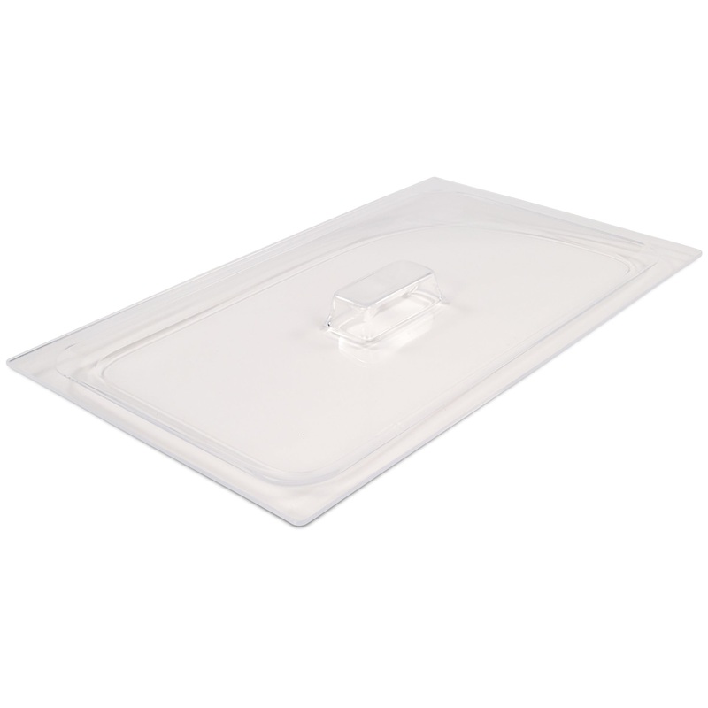 Carlisle CM112507 Coldmaster Plastic Food Pan Cover - Full Size - Clear