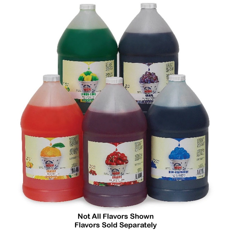 Gold Medal 1257 Ready-To-Use Sno-Treat Flavors Sno-Kone Syrup 1 gal. - Key Lime