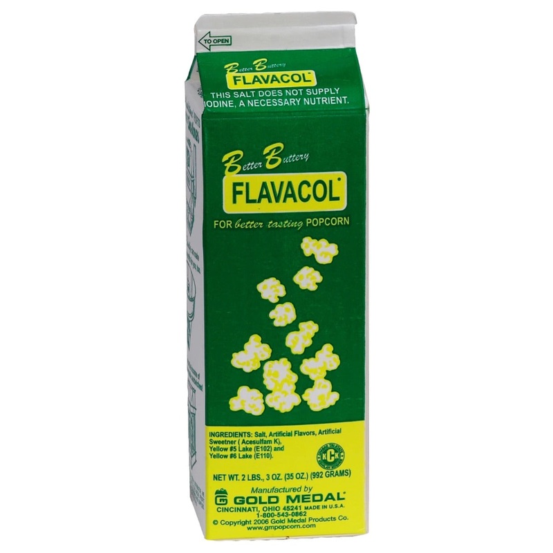 Gold Medal 2019 BB Flavacol Buttery Popcorn Salt - 35 oz Carton