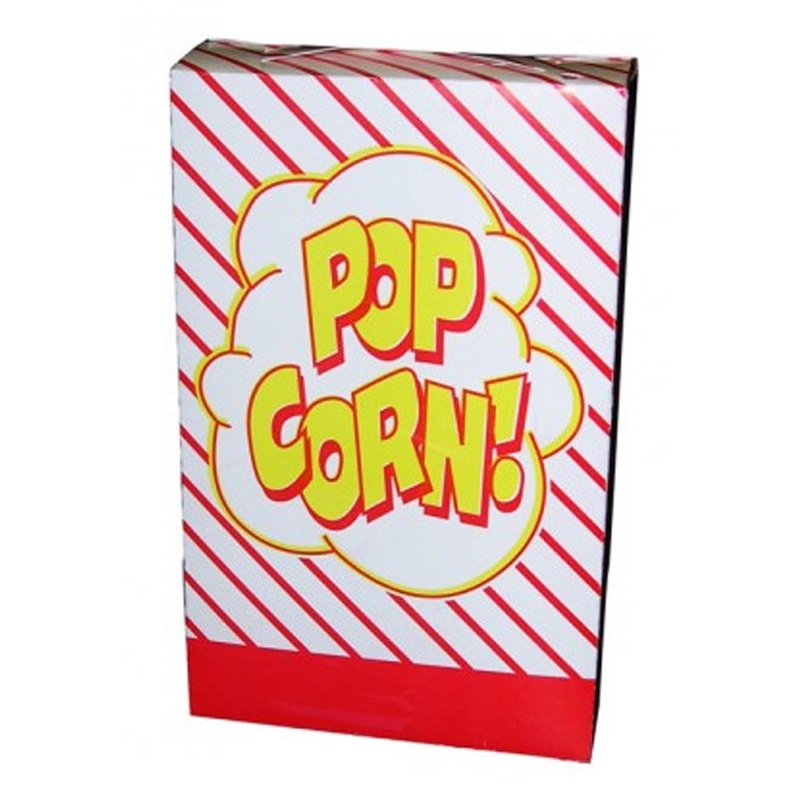 Gold Medal 2063 No. 15 Disposable Popcorn Boxes - Holds 1 to 1-3/4 oz. per Box - 500/Case