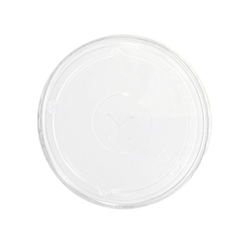 Gold Medal 5333L Disposable Plastic Slotted Flat Lid for 32 oz Cups - fits Special Print Lemonade Cups - 960/Case