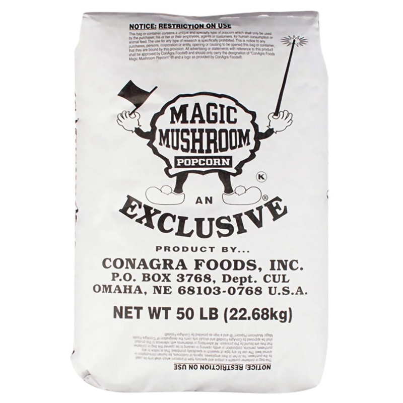 Gold Medal 9031 Magic Mushroom Popcorn - Large Kernels - 50 lb. Bag