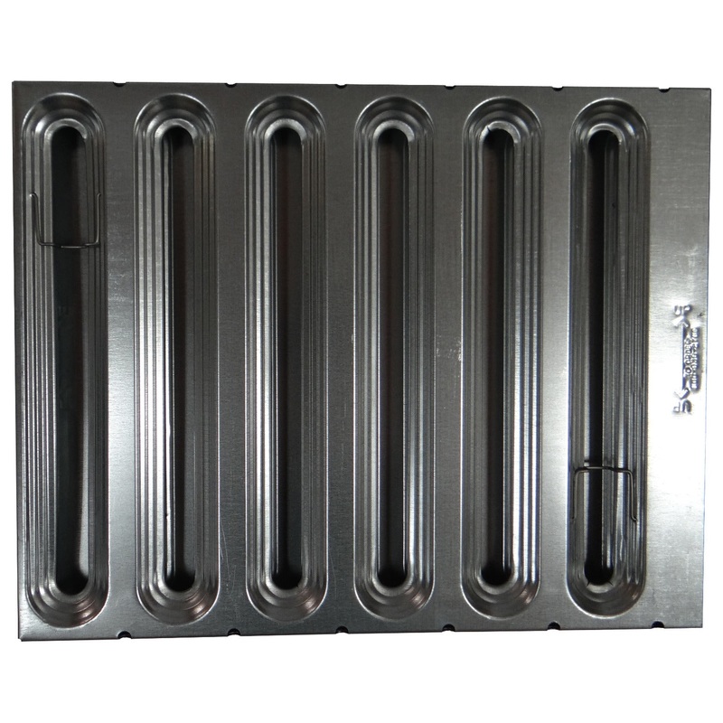 Kason 67960162002 Stainless Steel Hood Grease Baffle Filter 16"H x 20"W