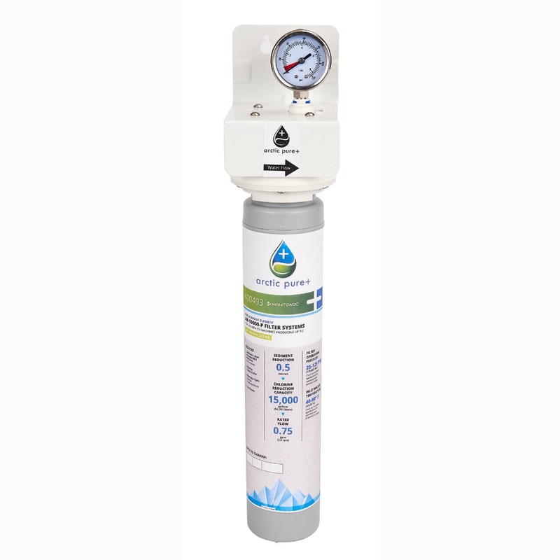 Manitowoc AR-10000-P Arctic Pure Plus Primary Ice Machine Water Filter Assembly - 15,000 gal/cap Single Cartridge - .5 Micron, .75 GPM
