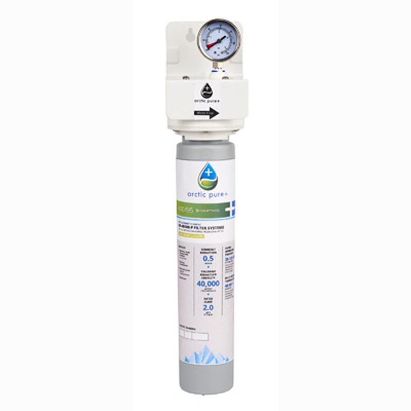 Manitowoc AR-40000-P Arctic Pure Plus Primary Ice Machine Water Filter Assembly - 40,000 gal/cap Dual Cartridge - .5 Micron, 2 GPM