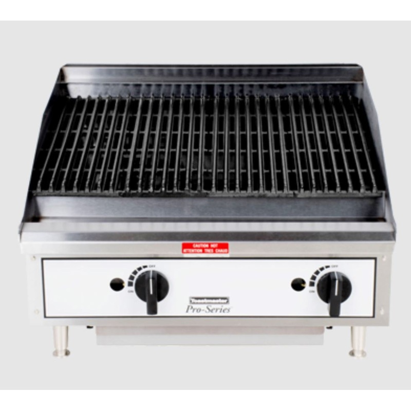 Toastmaster TMRC24 Heavy-Duty Countertop Radiant Natural Gas Charbroiler 24" - 60000 BTU