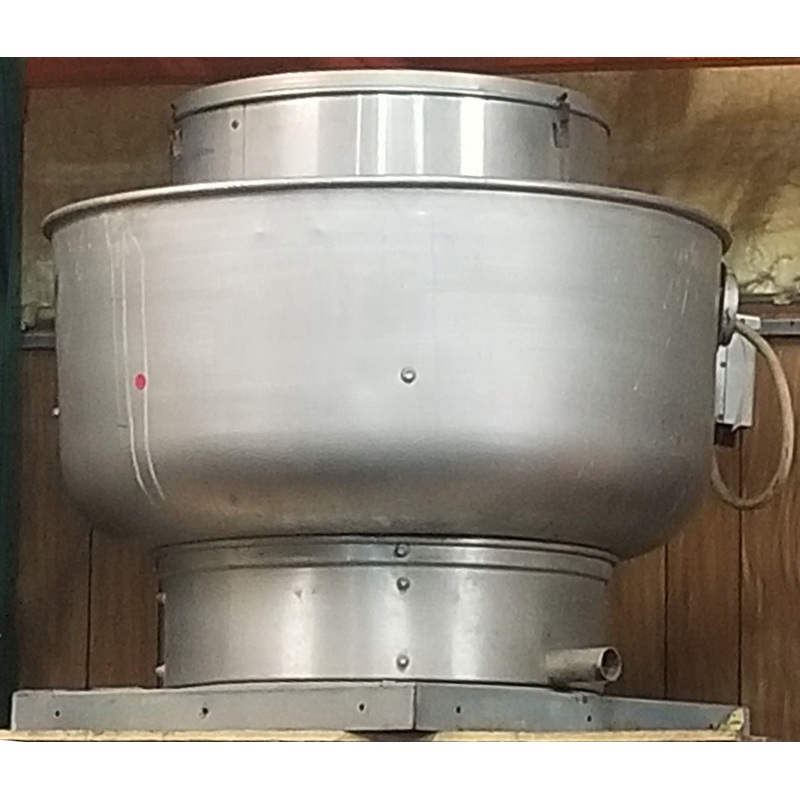 Used Restaurant Equipment - CaptiveAire NCA14FA-1775 Belt Drive Centrifugal Upblast Exhaust Fan 1775 CFM - 230v