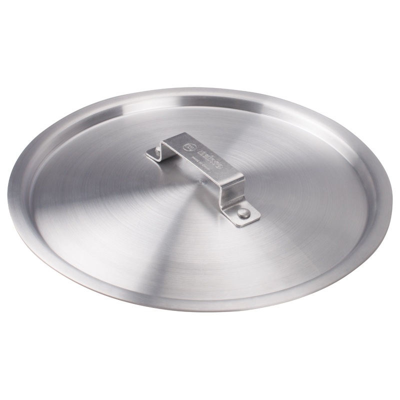 Winco ALPC-50 Elemental Aluminum Sauce Pot / Brazier / Stock Pot Cover 15-7/8" Dia. - for ALST-50, ALST-60, ALB-18, ASSP-34, ALHP-60, ASHP-34, ALBH-18