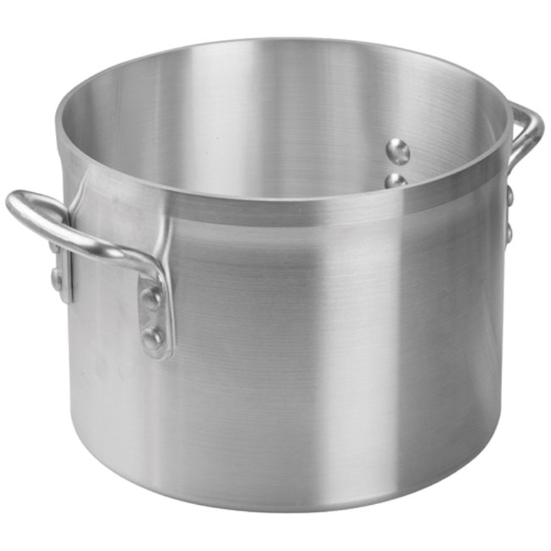 Winco ALST-8 Heavyweight Aluminum Stock Pot 8-1/2 qt.