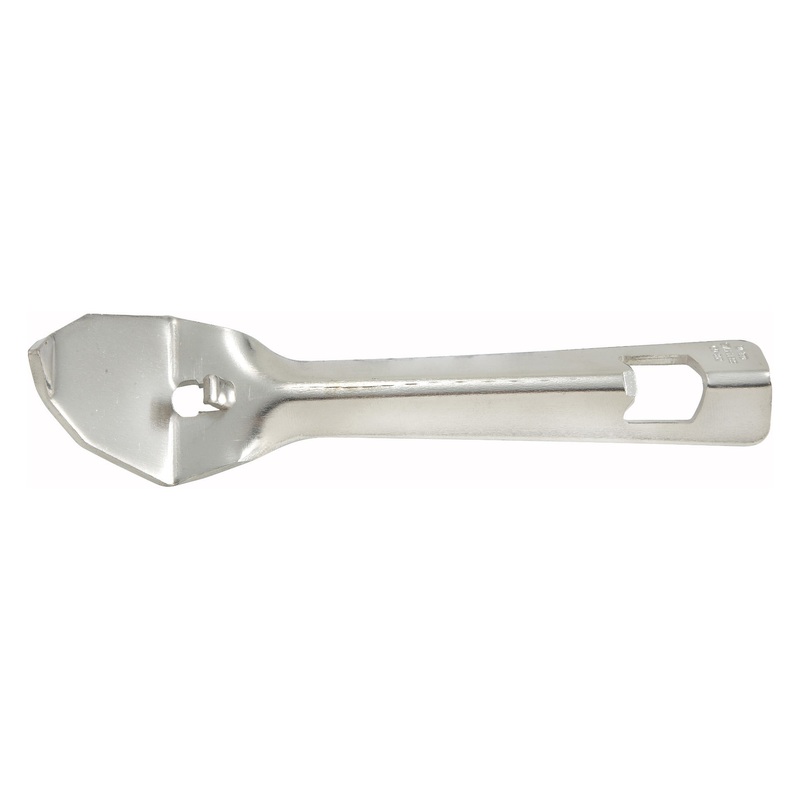 Winco CO-302 Stainless Steel Can Tapper/Bottle Opener 7"L