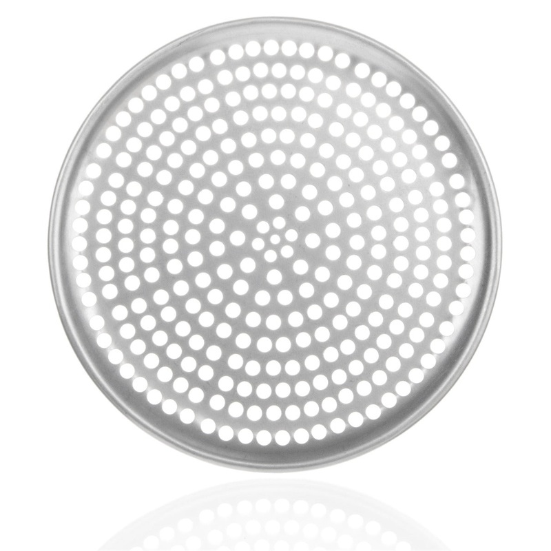 Browne 575350 Aluminum Perforated Pizza Plate 18"