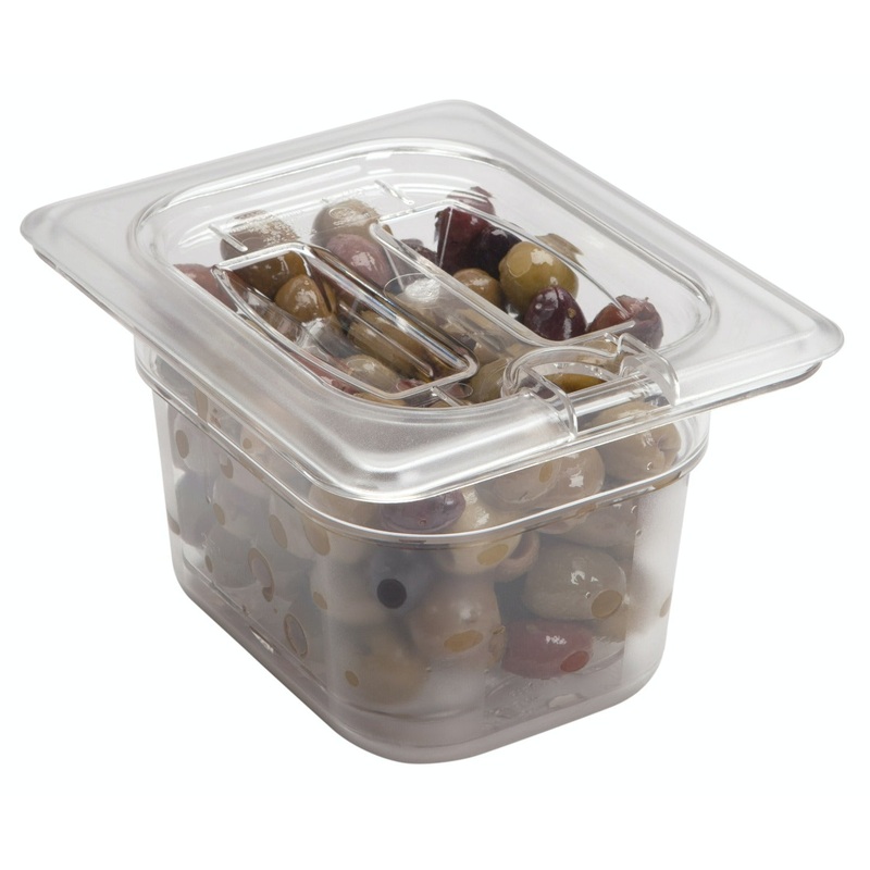 Cambro 44CW135 Food Pan 1/4 Size 4" Deep Clear