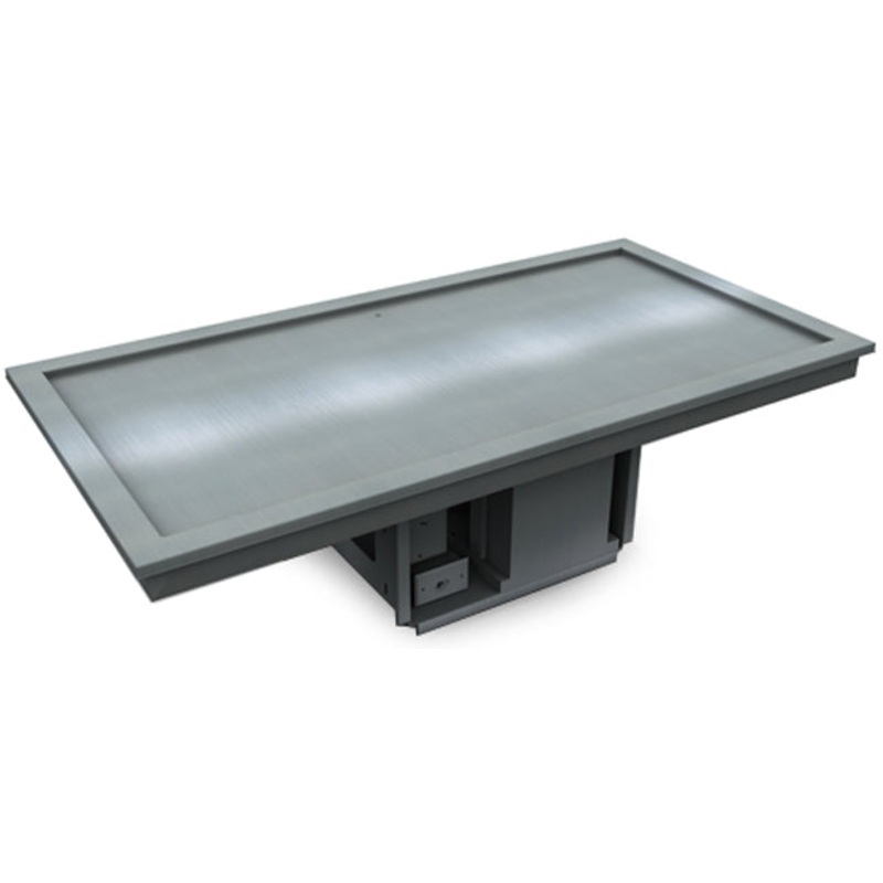 Clearance Delfield N8240-ST Refrigerated Drop-In Self-Contained Two Sheet Pan Frost Top 40"L