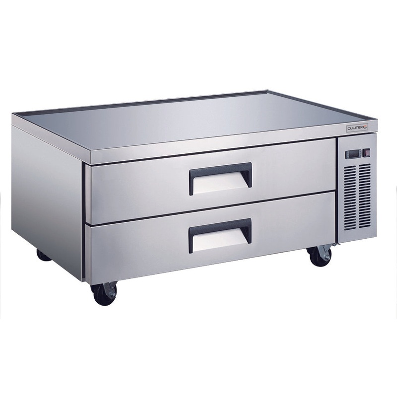Culitek MCB-52 SS-Series 1-Section 2 Drawer Refrigerated Chef Base 52" - 115v