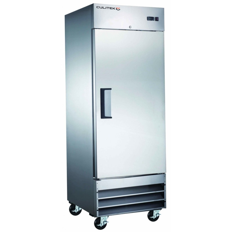 Culitek MRFZ-1D SS-Series 1-Section 1 Solid Swing Door Freezer 29" - 23 cu. ft. - 115v