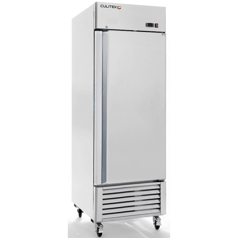 Culitek R1SS HD-Series 1-Section 1 Solid Swing Door Reach-In Refrigerator 27" - 19.1 cu. ft. - 115v