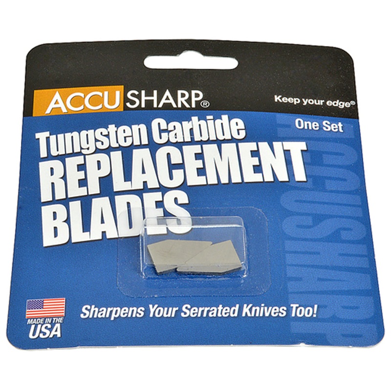 FMP 300-1061 Accusharp Knife Sharpener Tungsten Carbide Replacement Blades - Set of 2