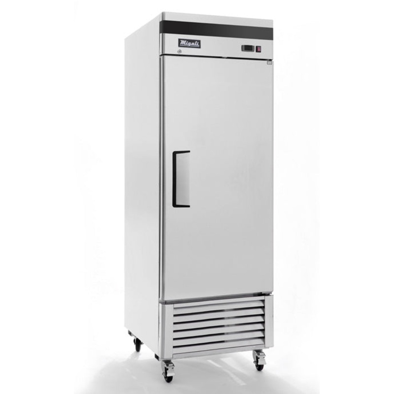 Migali C-1FB-HC Competitor Series 1-Section 1 Solid Door Reach-In Freezer 27" - Bottom Mount Compressor - 23 cu. ft. - 115v