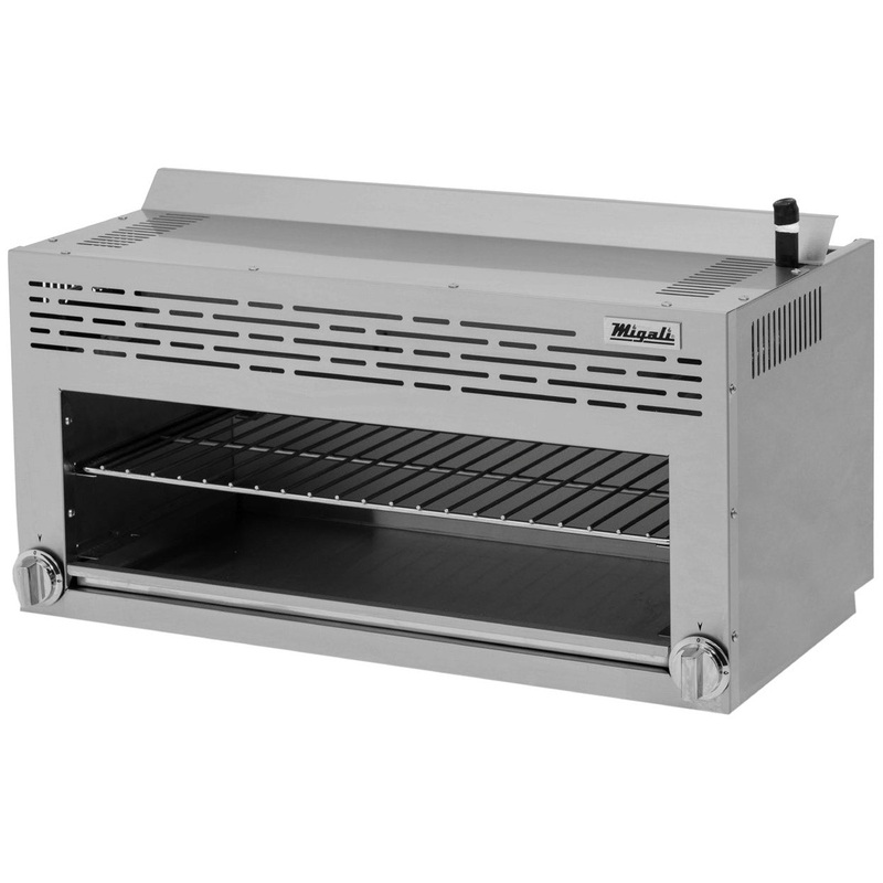 Migali C-CM-36-NG Competitor Series Countertop Infrared Natural Gas Cheesemelter 36" - 43,000 BTU