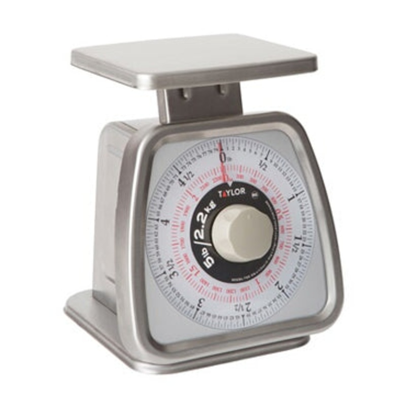 Taylor TS5 Analog Portion Control Scale with Rotating Dial - 5 lb./Capacity