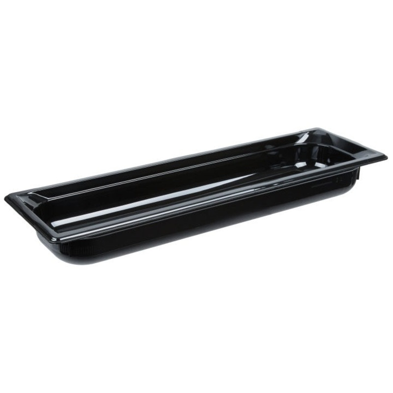 Vollrath 9052420 Super Pan High-Temp Plastic Food Pan 2-1/2" Deep - 1/2 Size Long - Black