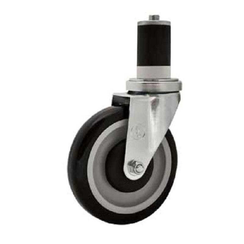 BK Resources BK Resources 5SBR-RA-PLY-TLB Worktable Stem Caster 5" - 300 lb. capacity