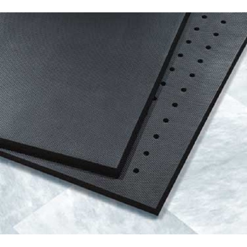 Cactus Mat 2200-35 VIP Black Cloud Anti-Fatigue Floor Mat with No Holes 3' x 5' x 3/4" - Black