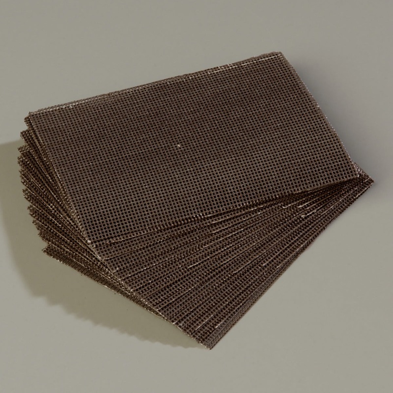 Carlisle 4071300 Sparta Steel Mesh Grill Screen / Polishing Pad 5-1/2"L x 4"W x 1/8"H