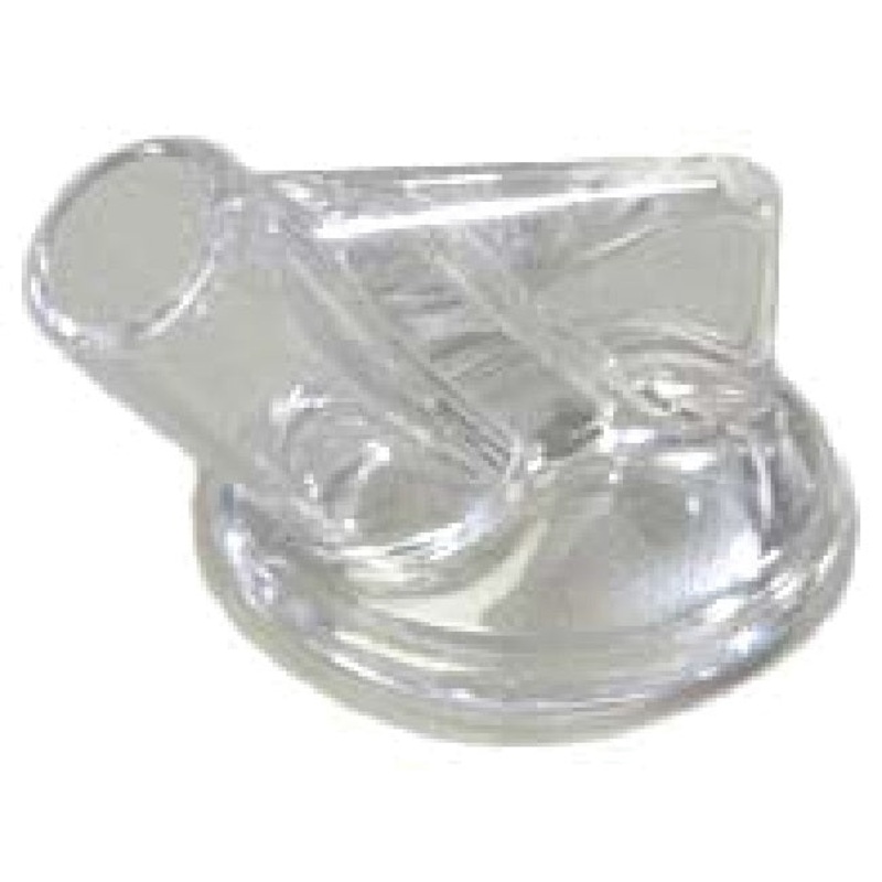 Carlisle PS10307 Store 'N Pour Polyethylene Vented Spout - Clear