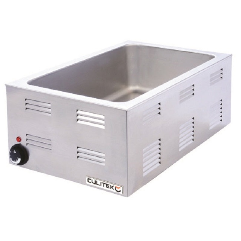 Culitek TEKFSW Countertop Electric Food Warmer 14-1/2"W x 22-1/2"D x 9-1/4"H - Holds (1) Full Size Pan - 120V