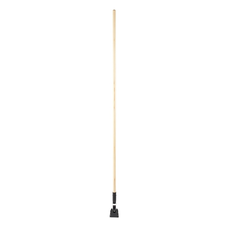 Rubbermaid FGM116000000 Snap-On Dust Mop Wood Handle for Wire Frames 60"