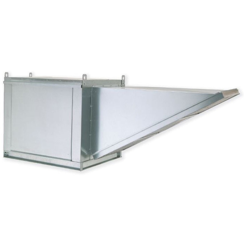 EconAir EA-A2-20D-SC-1600-4300 Make-Up Air Fan Filtered with 31" base - 1600-4300 CFM