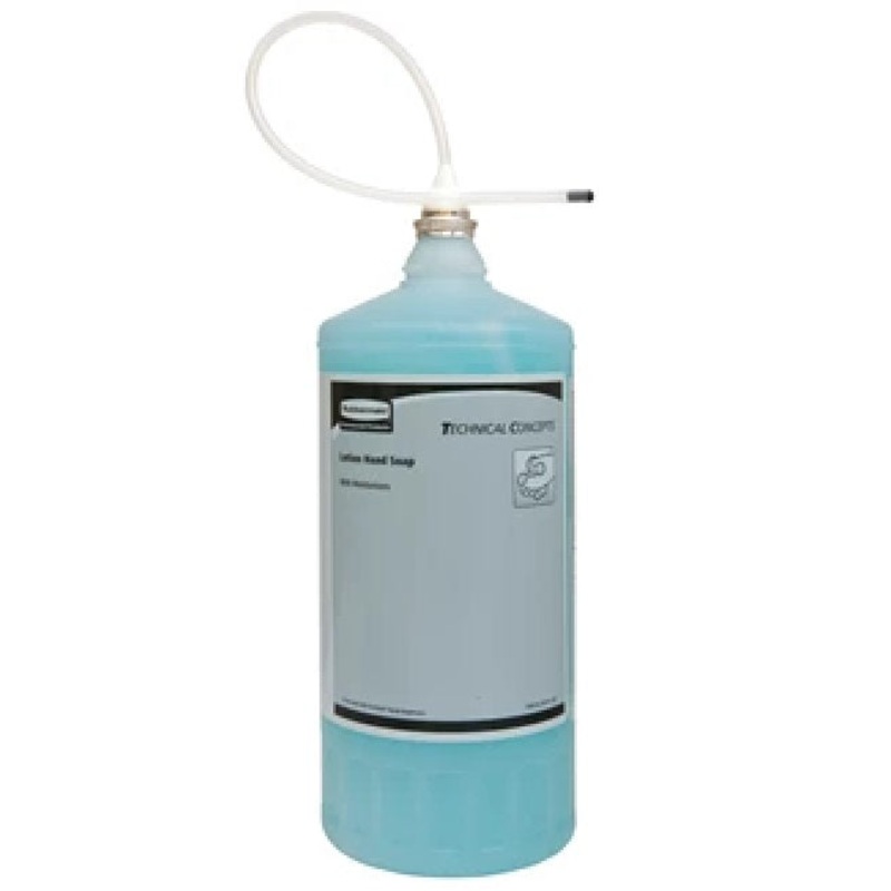 Rubbermaid FG4013111 TC OneShot Moisturizing Lotion Hand Soap Refill 800 ml - Passionflower - for OneShot Dispensers - 4/Case