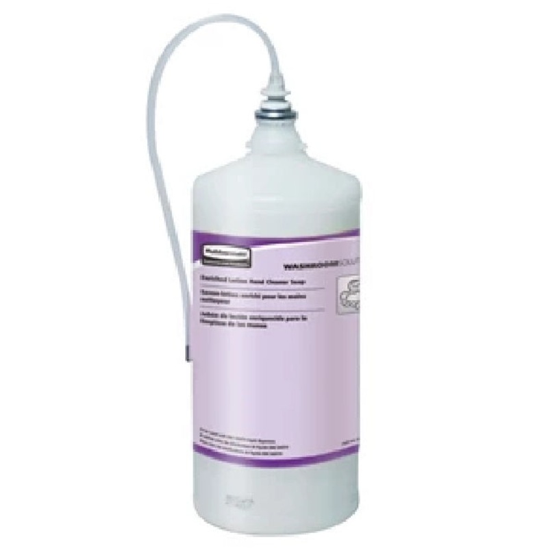 Rubbermaid FG4013131 TC OneShot Pure & Natural Lotion Hand Soap Refill 800 ml - Honeysuckle - for OneShot Dispensers - 4/Case