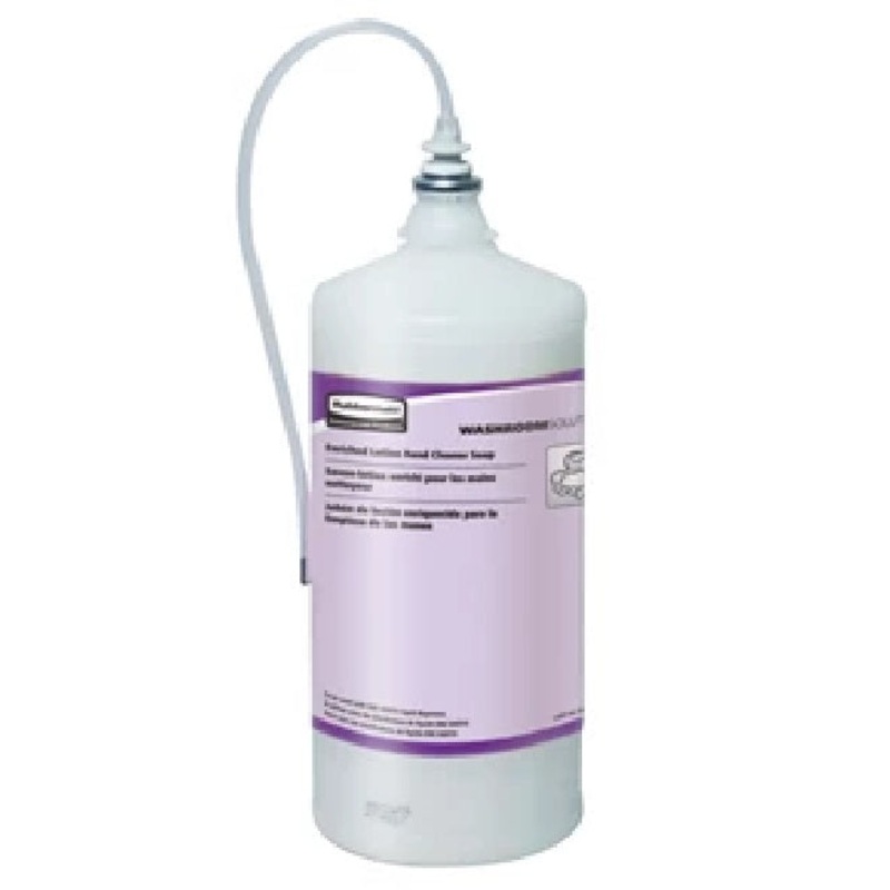 Rubbermaid FG4015431 TC OneShot Pure & Natural Lotion Hand Soap Refill 1,600 ml - Honeysuckle - for OneShot Dispensers - 4/Case