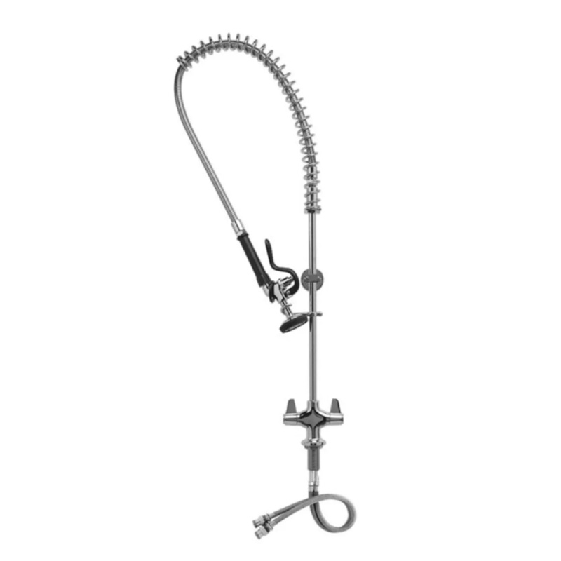 T&S Brass 5PR-2S00 34 1/4"H Deck Mount Pre Rinse Faucet - 1.15 GPM, Base with Nozzle
