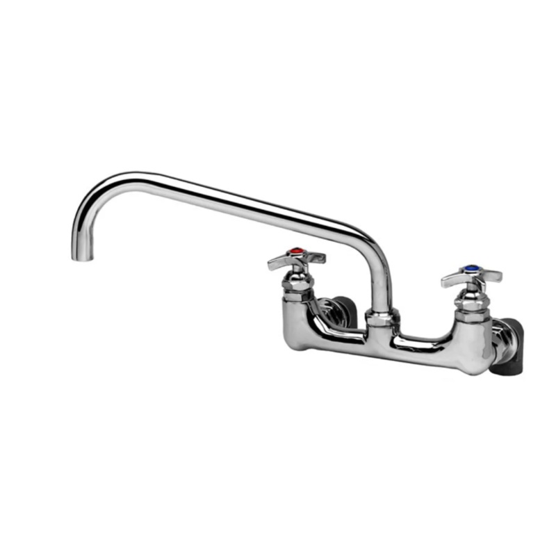 T&S Brass B-0290 Splash Mount Pot Filler Sink Faucet w/ 12" Swing Nozzle