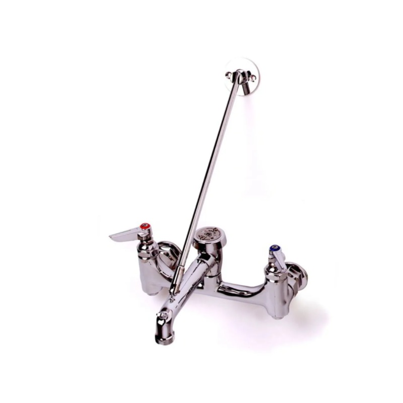 T&S Brass B-0665-BSTP Service Sink Faucet, Vacuum Breaker Nozzle, Polished Chrome