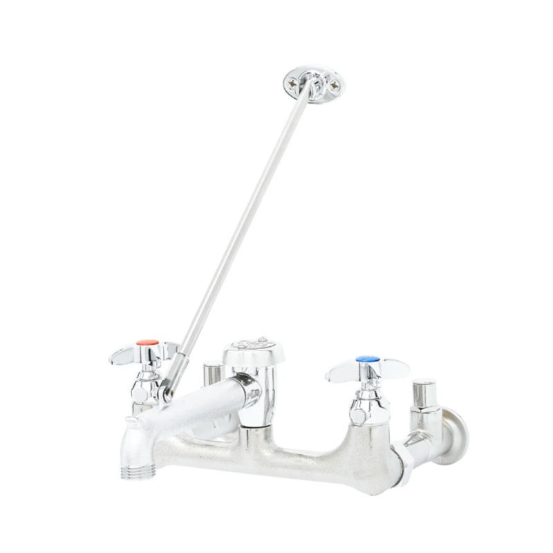 T&S Brass B-1958 Service Sink Faucet w/ Vacuum Breaker & 3/4" Hose Thread