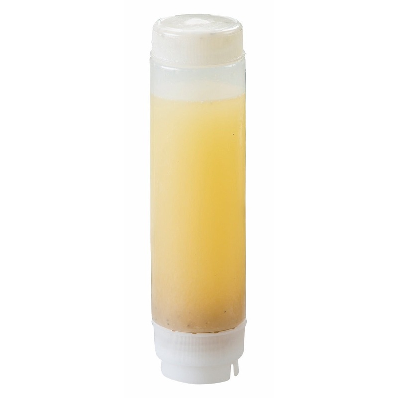 TableCraft 16SV INVERTAtop Dualway First In First Out "FIFO" Squeeze Bottle with 53 mm Opening 16 oz. - 12/Case