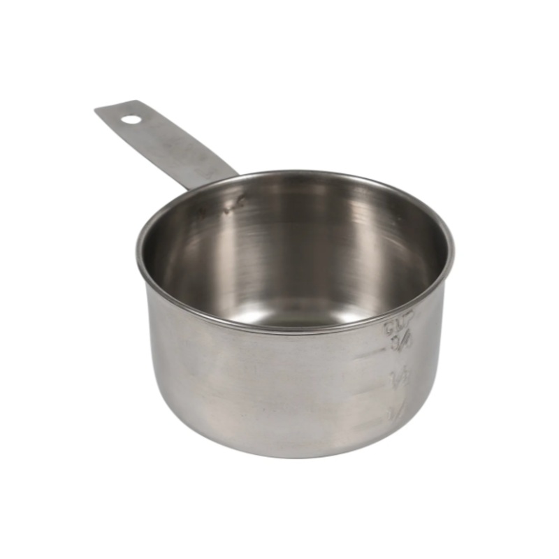 TableCraft 724D 1 Cup Stainless Steel Measuring Cup, Standard Weight