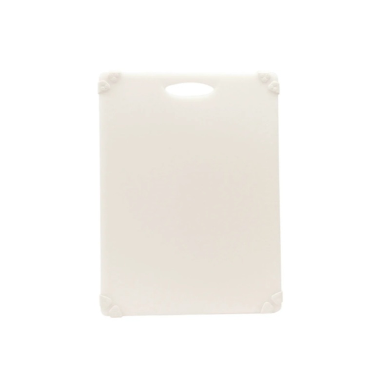 TableCraft CBG1520AWH Cutting Board w/ Anti-Slip Grips, 15" x 20", Polyethylene, White