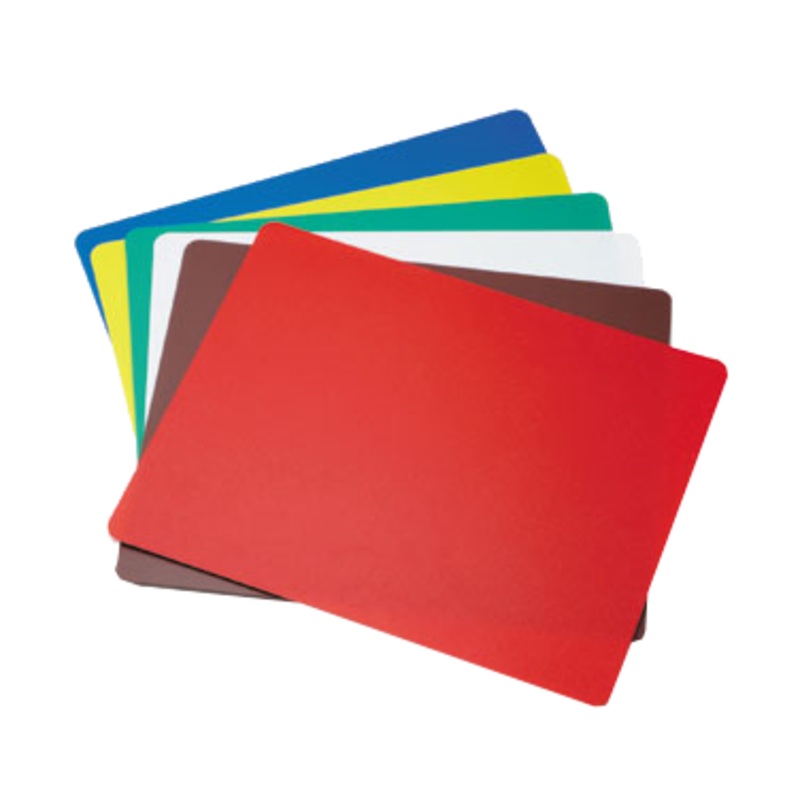 TableCraft FCB1218A Polyethylene Flexible Cutting Mat, 12 x 18", NSF, Assorted Colors