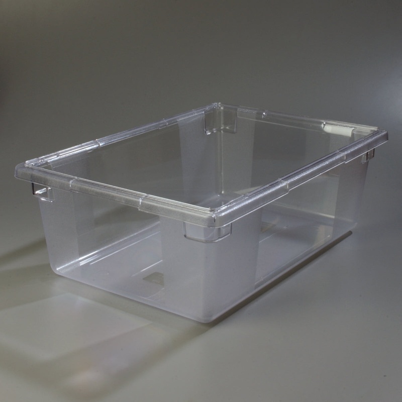 Carlisle 1062207 Food Storage Box 12-1/2 Gal Polycarbonate Clear