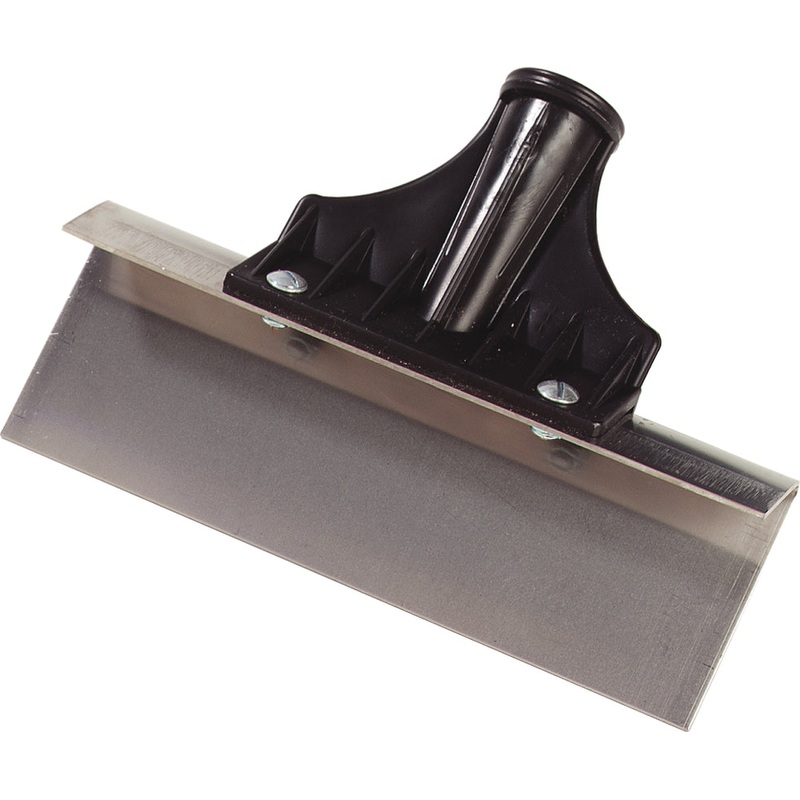 Carlisle 4161900 Carlisle Floor Scraper 8" SS w/o Handle Black